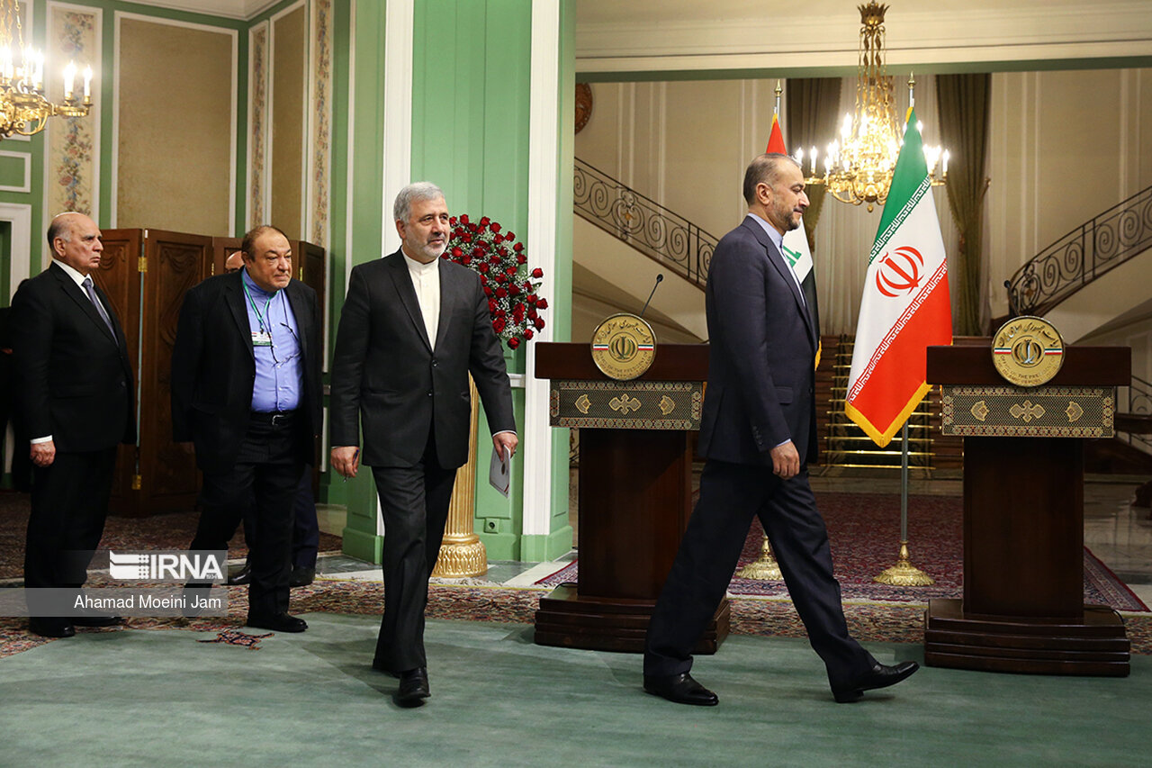 نشست خبری مشترک روسای جمهور ایران و عراق