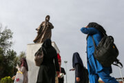 رونمایی از بزرگترین مجسمه برنزی تهران