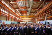 ایرانی صدر کیجانب سے مپنا کمپنی کا دورہ کرنے کے مناظر