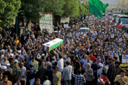 Beerdigung des Märtyrers „Hamidreza Al-Daghi“ in Mashhad