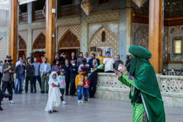 افتتاحیه ششمین جشنواره ملی آواها و نواهای رضوی در حرم حضرت شاهچراغ (ع)