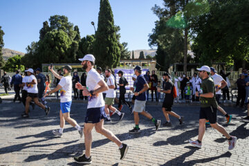 Las competiciones de maratón en Shiraz
