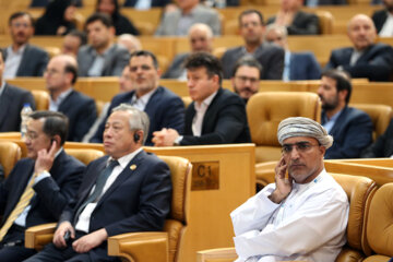 Ouverture de la cinquième exposition des capacités d'exportation de l'Iran ce dimanche matin (7 mai 2023) en présence du président de la République islamique, Seyyed Ebrahim Raissi dans la Salle de Conférence à Téhéran. (Photo : Marziyeh Moussavi)