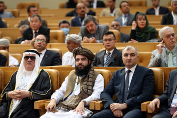 Ouverture de la cinquième exposition des capacités d'exportation de l'Iran ce dimanche matin (7 mai 2023) en présence du président de la République islamique, Seyyed Ebrahim Raissi dans la Salle de Conférence à Téhéran. (Photo : Marziyeh Moussavi)