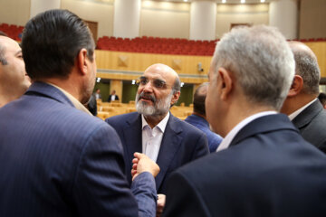 Ouverture de la cinquième exposition des capacités d'exportation de l'Iran ce dimanche matin (7 mai 2023) en présence du président de la République islamique, Seyyed Ebrahim Raissi dans la Salle de Conférence à Téhéran. (Photo : Marziyeh Moussavi)