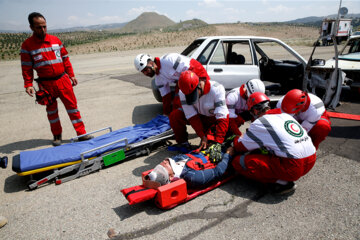 Formation aux premiers secours et au sauvetage : la Croissant-Rouge iranien à la manœuvre