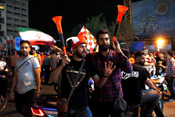 La fiesta de los partidarios de Persépolis en Teherán