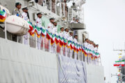 Приветственная церемония 86-й флотилии ВМС армии Ирана