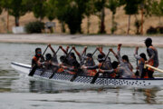 Iranian women in top-flight dragon boat race