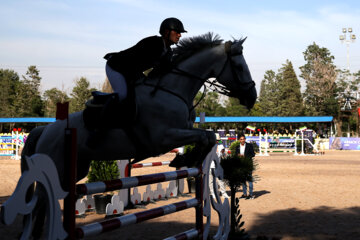 Coupe Armous: concours hippiques internationaux s'est tenu vendredi soir (27 mai 2023) au complexe équestre de NowrouzAbad, près de Téhéran, la capitale. (Photo : Marziyeh Moussavi)