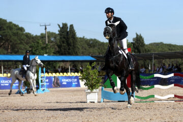 Coupe Armous: concours hippiques internationaux s'est tenu vendredi soir (27 mai 2023) au complexe équestre de NowrouzAbad, près de Téhéran, la capitale. (Photo : Marziyeh Moussavi)