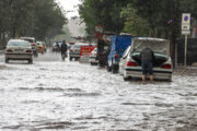 بارش شدید باران در پنج استان طی امروز