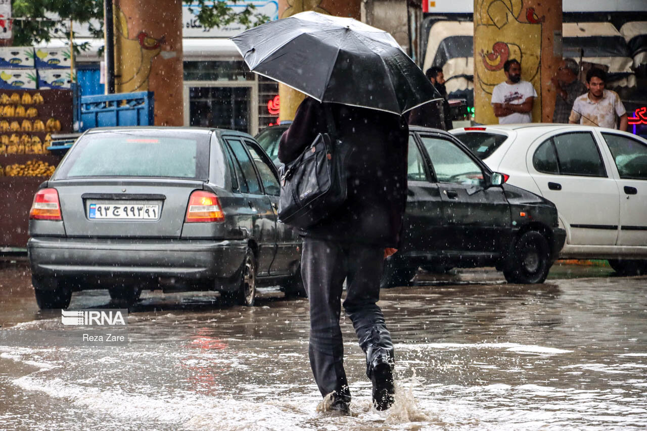 بارش پراکنده باران در پنج استان کشور/ هوای پایتخت خنک‌تر می‌شود