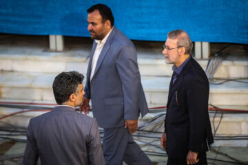 حضور علی لاریجانی در مراسم سی و چهارمین سالگرد ارتحال امام خمینی (ره)