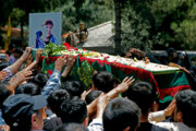 Funeral por el mártir defensor del santuario “Mohamad Yafari Ganyi”