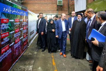 حضور رئیس جمهور در جشن احیای ۲۲۰ واحد صنعتی و تولیدی راکد استان آذربایجان شرقی در ماشین سازی تبریز