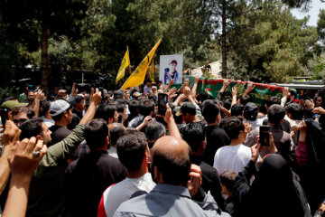 Funeral por el mártir defensor del santuario “Mohamad Yafari Ganyi”