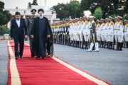 ایرانی صدر کی لاطینی امریکہ کے دورے پر روانگی کے مناظر
