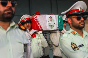 تشییع پیکر شهید «محمد قنبری» در اهواز