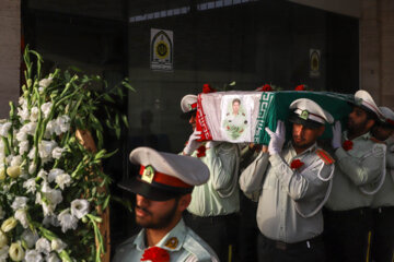 تشییع پیکر شهید «محمد قنبری» در اهواز
