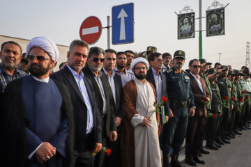 تشییع پیکر شهید «محمد قنبری» در اهواز