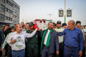 تشییع پیکر شهید «محمد قنبری» در اهواز
