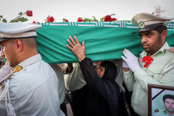 تشییع پیکر شهید «محمد قنبری» در اهواز
