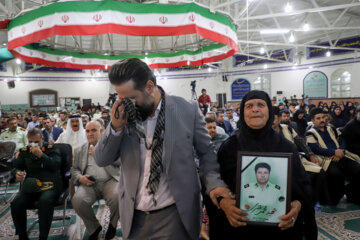تشییع پیکر شهید «محمد قنبری» در اهواز