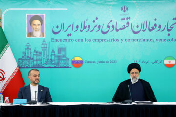 دیدار رییس جمهور با تجار و فعالان اقتصادی ونزوئلا و ایران