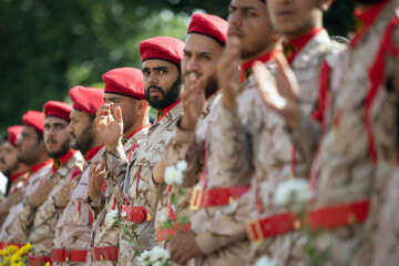 تشییع پیکر شهید «سجاد امیری» بسیجی حافظ امنیت