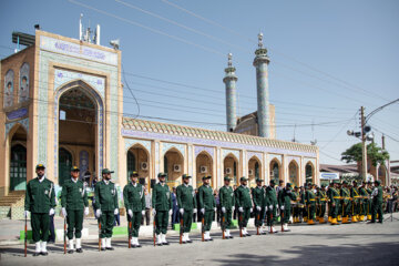 تشییع پیکر شهید «سجاد امیری» بسیجی حافظ امنیت