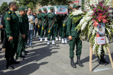 تشییع پیکر شهید «سجاد امیری» بسیجی حافظ امنیت