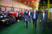 Nueva línea de producción de tractores en Tabriz
