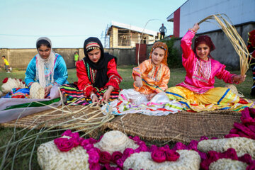 سومین جشنواره ملی حصیر در روستای فشتکه گیلان