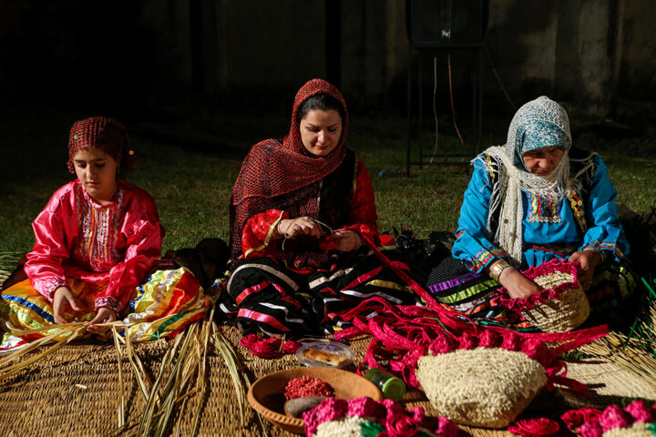 مادر و ماندگاری جشنی برای زنان روستای ملی حصیر بافی در گیلان