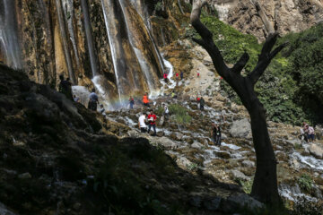 La cascade de Margoon au sud de l'Iran