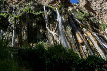 La cascade de Margoon au sud de l'Iran
