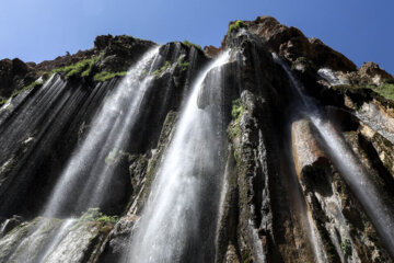 La cascade de Margoon au sud de l'Iran