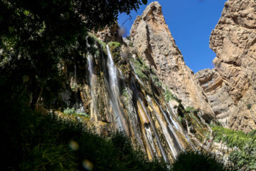 La cascade de Margoon au sud de l'Iran