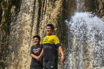 La cascade de Margoon au sud de l'Iran