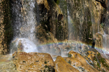 La cascade de Margoon au sud de l'Iran