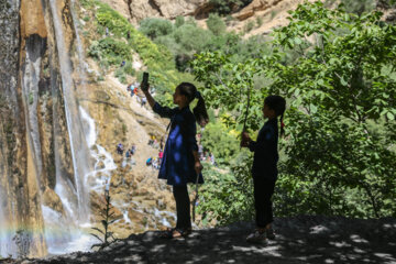 La cascade de Margoon au sud de l'Iran