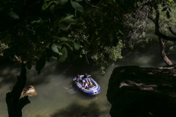 Cascada Margoon en la provincia iraní de Fars
