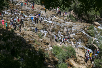 Cascada Margoon en la provincia iraní de Fars
