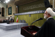 قائد الثورة الإسلامية يستقبل جمعا من مسؤولي السلطة القضائية