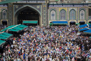 Les musulmans exécutent les prières du jour d'Arafah dans la ville sainte de Karbala