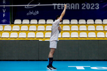 L’équipe d’Iran se prépare pour le Championnat du monde de volley-ball à Bahreïn