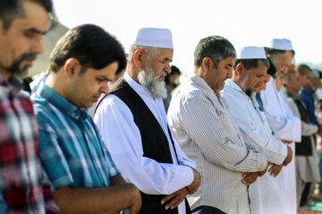 اقامه نماز عید قربان در روستای بجد