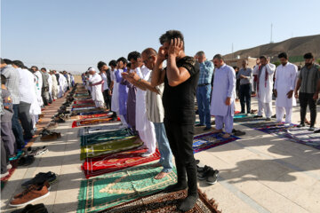 اقامه نماز عید قربان در روستای بجد