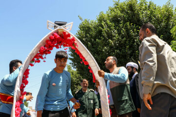 مراسم افتتاح قرارگاه جهادی در خوی